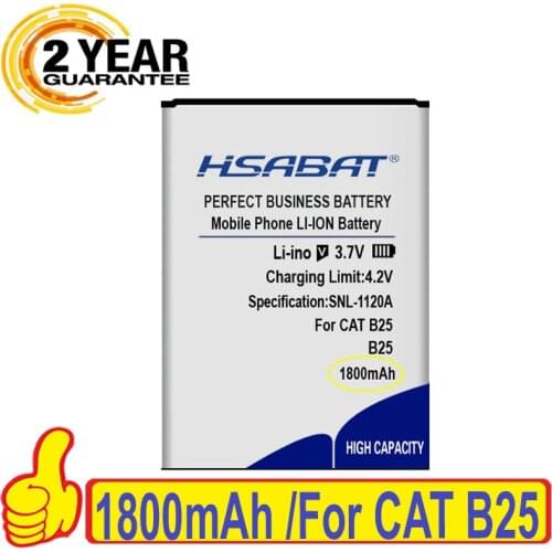Top Brand 100% New 1800mAh Battery for Caterpillar CAT B25 UP073450AL Batteries + tracking number