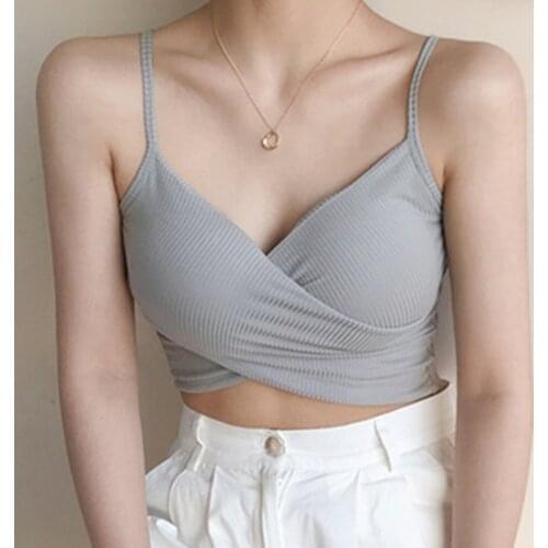 Women Crop Top Tube Top Seamless Underwear Female Crop Tops Girls Streetwear Intimates Sexy Lingerie Padded Tube Bra Bandeau top