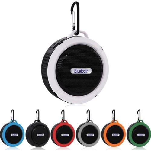 1Pcs Outdoor Bluetooth Waterproof Speaker Handsfree Portable Subwoofer Wireless Speaker Built-in Mic Shower Camping Speakerphone