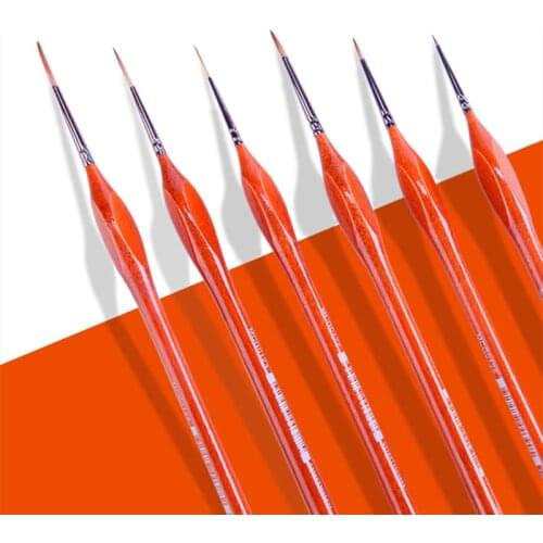 High quality Miniature Paint Brushes Set Professional Nylon hook line pen Art Liner drawing for Acrylic Watercolor Painting