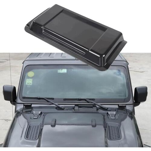 High Quality ABS Plastic Car Cowl Heater Air Vent Hood Scoop For Jeep Wrangler JL 2018-2019 car accessories