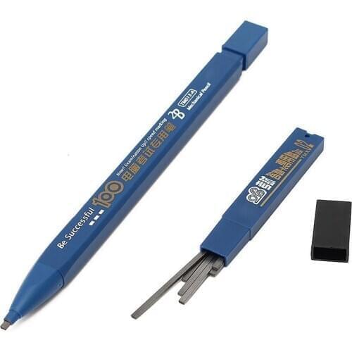 2B Pencil Set 2B Holder Exam Mechanical Pencil with Refills Set Office School Supply Gift Good Tenacity Fot Exam Pencil Refills