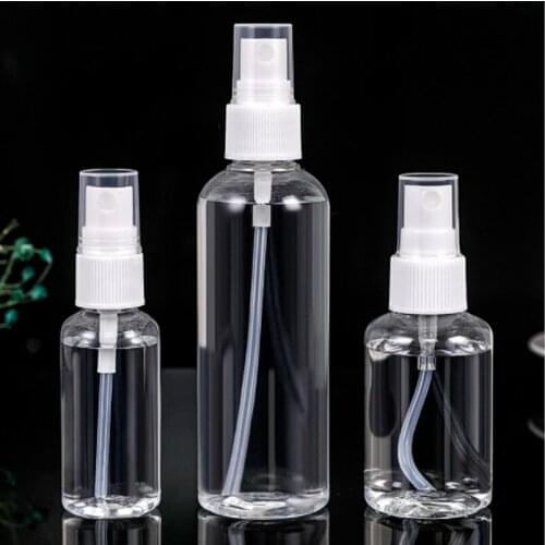 30/50/100ml Refillable Bottles Travel Transparent Plastic Perfume Bottle Atomizer Empty Small Spray Bottle Toxic Free and Safe