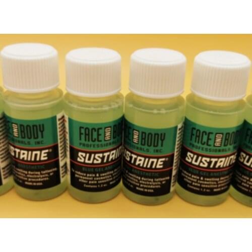 4Pcs /Lot 1.2OZ FACE AND BOAY Blue Temporaily Relieves Care Gel Permanent Makeup Eyeliner Lip Eyeliner Sustaine Blue Gel