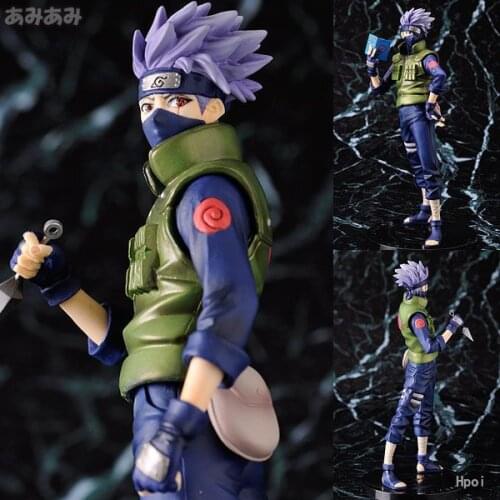 Anime Naruto Hatake Kakashi Reading Ver. PVC Figure Model Toys 23cm