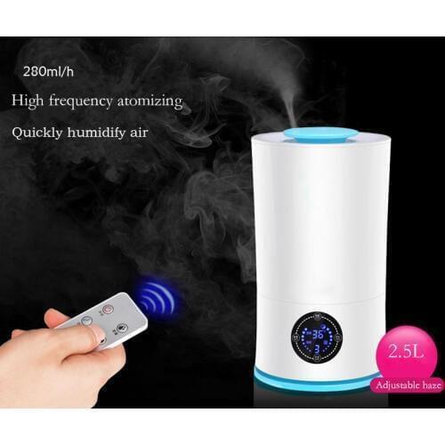 Aroma Essential Oil Diffuser Ultrasonic Cool 2.5L Mist Humidifier LED Night Light for Office Home Bedroom Remote Control