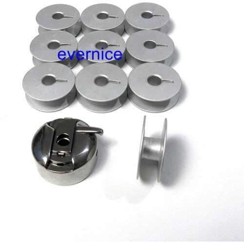 Bobbin Case #20756 +10 Bobbins For Singer 31-20,-22,-24, 44-13,-17,-22,-24,57-2