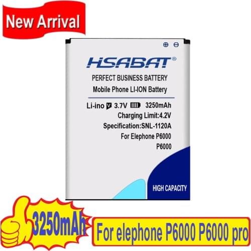 HSABAT 100% New 3250mAh Elephone P6000 Battery Batterie Bateria for elephone p6000 / elephone p6000 pro
