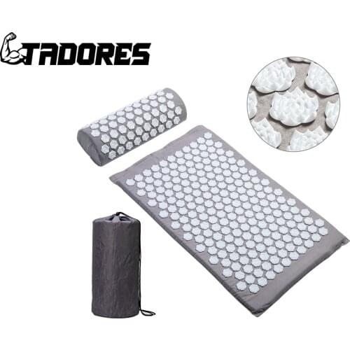 Yoga mat Lotus acupressure mat pillow acupuncture mats massage cusion carpet back pain relief Backache massager relaxtion body