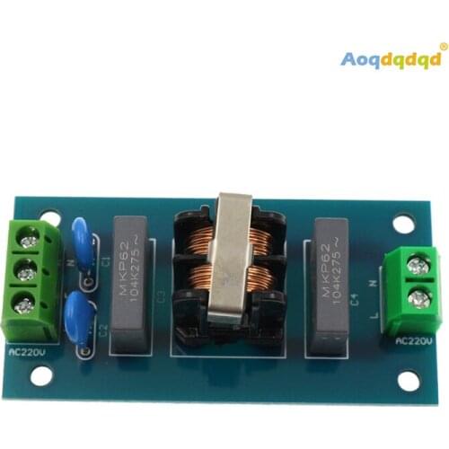 EMI Wave Module Power Filter EMI Filter Sound Enhancer Filter Sockets EMI Filter Modules 220V 2A EMI Filter Modules Dropshipping