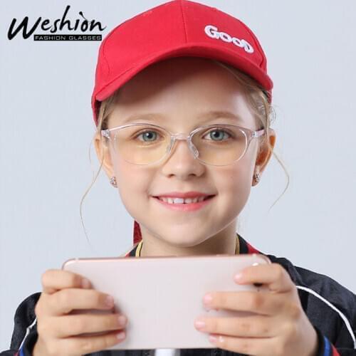 Anti Blue Light Blocking Glasses Kids Boy Girls Optical Frame Youth Anti Reflective Children Eyeglasses Computer Moblie 2020