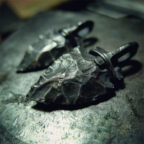 New Handmade EDC 925 Sterling silver Retro Pendant Arrow Shape Jewelry Necklace Mens Cosplay Necklace Pendant Christmas Gift