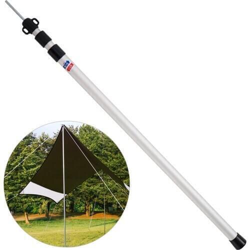 Tent Support Rods Tent Pole Adjustable Beach Shelter Tarp Awning Pole Replacement Poles Accessories for Camping Hiking