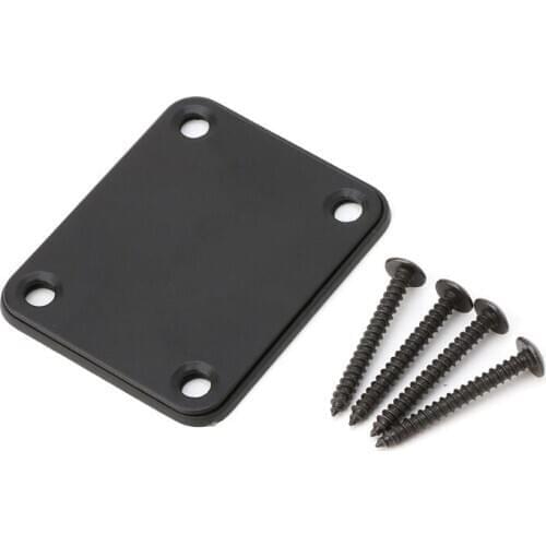 Electric Guitar Neck Plate Fix Tele Guitar Neck Joint Board 4 Screws
