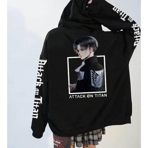 Hot Anime Hoodie Attack on Titan Fashion Pullovers Tops Hip Hop Unisex Anime Hoodie Vintage Hoodie Harajuku Crewneck Sweatshirt