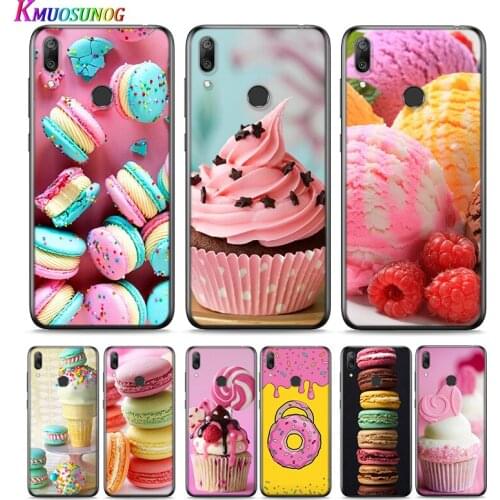 Hot Dessert Ice Cream For Huawei P Smart 2021 2020 Z S Mate 40 RS 30 20 20X 10 Pro Plus Lite 2019 Silicone Phone Case