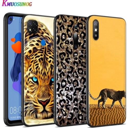 Silicone Cover Cheetah Leopard Jaguar Fashion For Xiaomi Redmi 9T 9 9C 9A 9AT 9i 8 8A 7 6 Pro 7A 6A 5 5A 4X Plus Phone Case