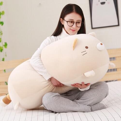 30cm 60cm 90cm cute Corner Bio Pillow Japanese Animation Sumikko Gurashi plush toy stuffed Soft Valentine gift for Baby girl