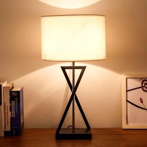 Led e27 Korean Iron Fabric LED Lamp .LED Light .Table Light.Table Lamp.Desk Lamp.LED Desk Lamp For Bedroom Study Office Store