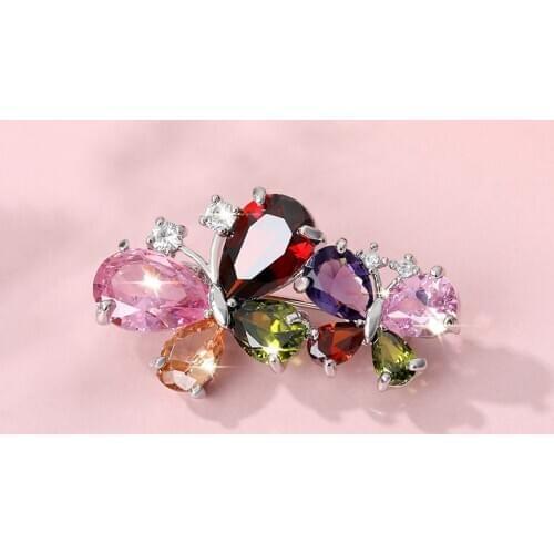 V Attract Butterfly Brooches For Clothes