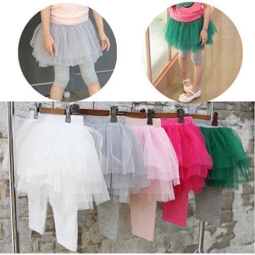Spring Summer Girls Pants Children Clothing Skirt Leggings 2021 Kids Leggings Skirt Pants Girls Leggings 2-10Y Baby Girl Clothes