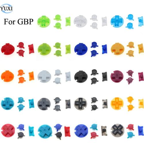 YuXi For GBP DIY Buttons Keypad D-Pad A B Power On Off Button Replacement For Gameboy Pocket Game Console