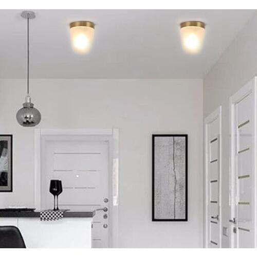 Nordic Iron Art Wall lamp Study Aisle Corridor Staircase Bedroom Living Room Acrylic Modern Simple Ceiling Light LED Lamps