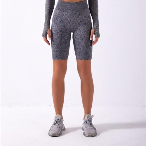 LANTECH Women Yoga Shorts Sports Running Sportswear Fitness Workout Clothes Athletic Squat Gym High Waist Shorts Activewear