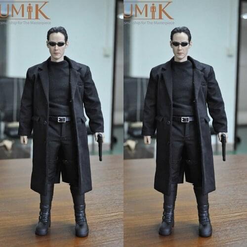 1/6 Scale KMF034 Custom Full Set Collectible The Matrix Keanu Reeves Action Figure for Toys Gift Fans Collection