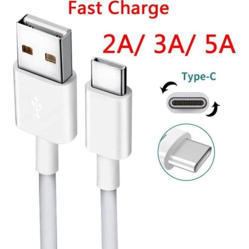 10pcs USB Cable Charger 1M 2A 3A Type C Micro V8 USB Cables Data Line Charging for Samsung S9 S10 Note 10 Huawei Xiaomi