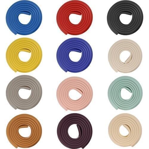 2M Baby Safety Bumper Guard Children Protection Table Desk Edge Corner Guard Strip Furniture Rubber Foam Bumper Collision