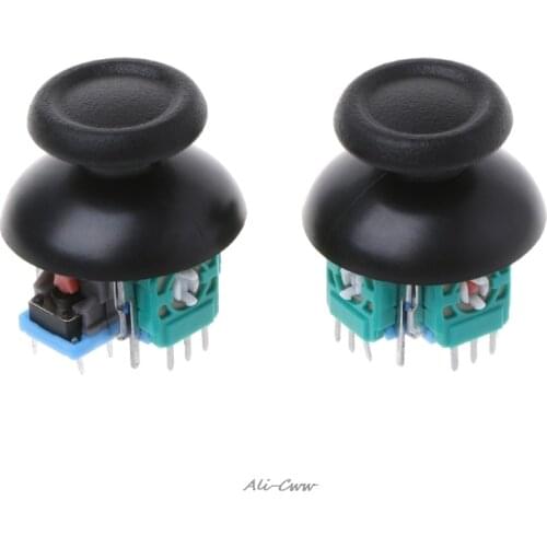2 Pcs Joystick Axis Analog Sensor Module Thumbstick For PS4 Pro Slim Controller S927
