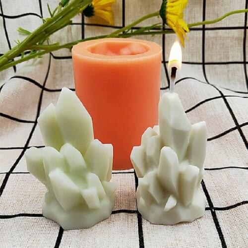 3D Icicle Shape DIY Aromatherapy Candle Mold DIY Silicone Mould Table Decor