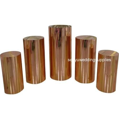5pcs/set)Royal Event Decor Wedding Use Cylindrical Dessert Table For Sale senyu1794