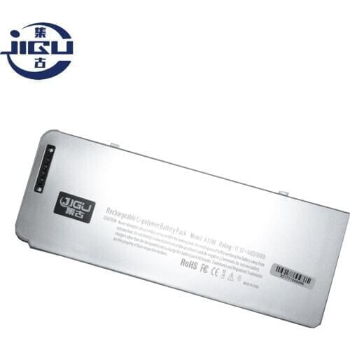JIGU Silver A1280 Laptop Battery For Apple MacBook 13" MB771J/A MB771*/A A1278 MB771 MB466*/A MB771LL/A 11.1V Plastic Shell