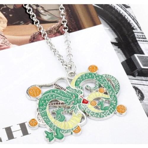 Anime Necklace Men Women Jewelry Shenron Realize Your Wishes Pendants Necklaces