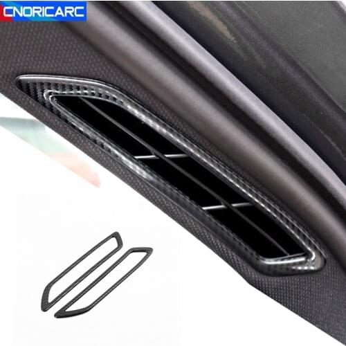 Car Styling A Pillar Air Outlets Frame Decoration Cover Trim Stainless Steel For Audi A6 C8 2019-20 Interior Accessories