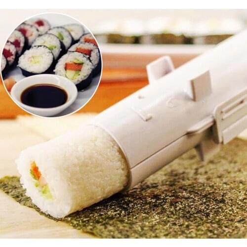Quick Sushi Maker Roller Rice Mold Bazooka Vegetable Meat Rolling Tool DIY Sushi Making Machine Kitchen Gadgets