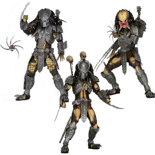 AVP Masked Scar Predator Celtic Chopper Scar Predator Figure NECA Action Figure Aliens Model Toys Dolls Gift