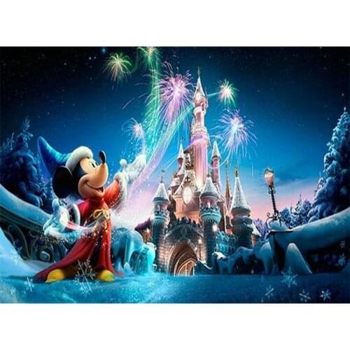 Cartoon 5d Diy Diamond Painting Disney Mickey Mouse Full Square/Round Drill New Arrival Embroidery Rhinestone Mosaic Kids Gift