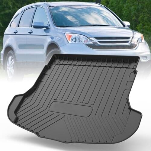 TPE Trunk Mat For Honda CR-V 2007-2011/2012-2016/2017-2020 2021 Car Waterproof Non-Slip Custom Rubber 3D Cargo Liner Accessories
