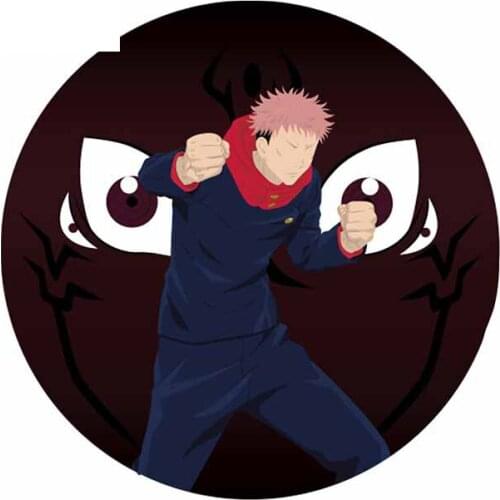 Hot 13cm X 12.7cm for Jujutsu Kaisen Car Stickers Fashion Decal Scratch-Proof Vinyl Car Wrap Creative Decoration Apply To Car