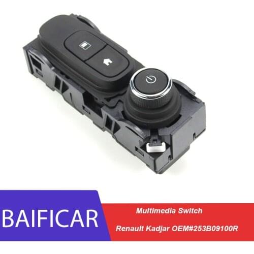 Brand New Genuine Instrument Display CD Navigation Screen Control Button Multimedia Switch 253B09100R For Renault Kadjar