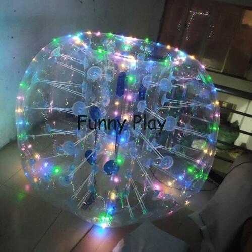 Led lighting Bubble Soccer Ball Air Bumper Ball Bubble Football For Adults or child ,Bubble Bumper Ball for event game