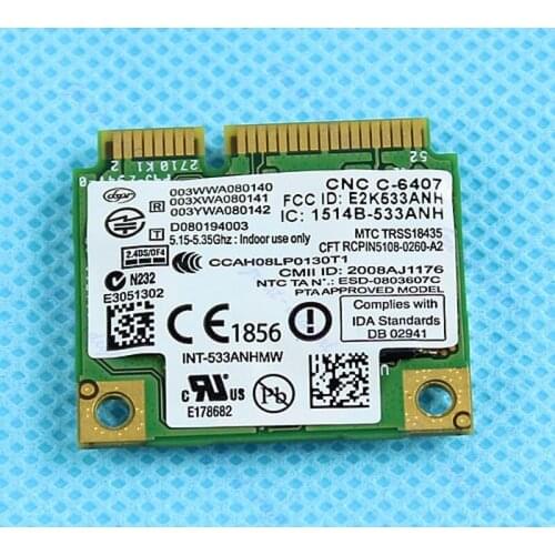 NEW Dell Ultimate-N WiFi Link 5300 Wireless Half Mini Card OKW374 533ANHMW