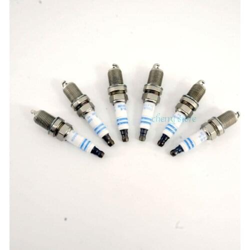 NEW 101 000 063 AA 6Pcs Platinum Spark Plug For Audi A4 A6 S4 TT VW Beetle Golf Jetta PFR6Q PFR 6 Q FR7DPP33 101 000 063AA
