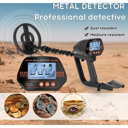 MD830 Portable Underground Metal Detector High Sensitivity Jewelry Treasure Gold Metal Detecting Tool Finder