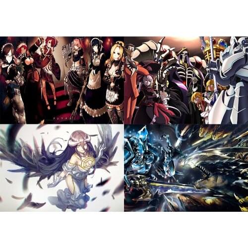 Overlord Poster Clear Image Wall Stickers Home Decoration High Quality Prints White Coated Paper home art Brand