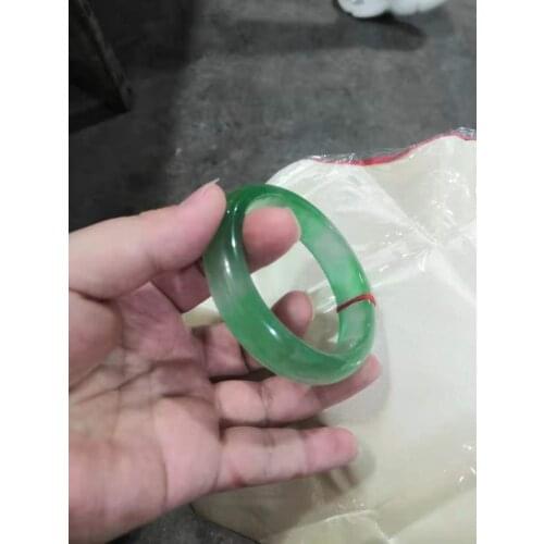 Natural Myanmar A green jade bangles handcarved jadeite jade bracelet real jade bracelets jade jewelry women bangle