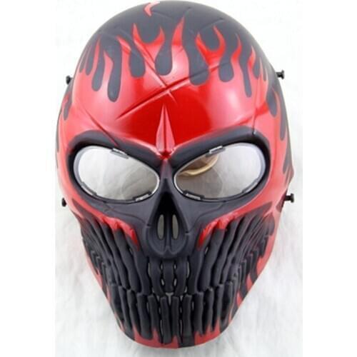 Airsoft Tactical Paintball Skull Mask Full Face Military CS Wargame Shooting Hunting Accessories Cosplay Halloween Party Masks